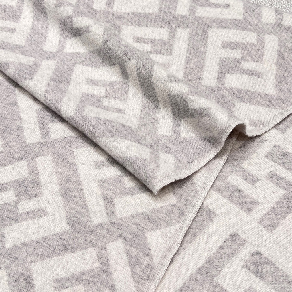 Fendi Jacquard Logo Detail Scarf - 1245379157 - Photo 2