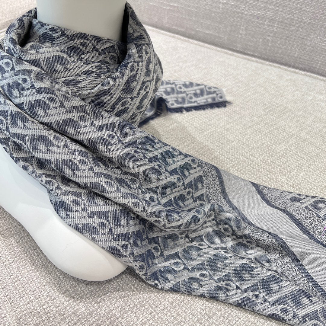 Dior Logo Detail Scarf - 974270227 - Photo 2
