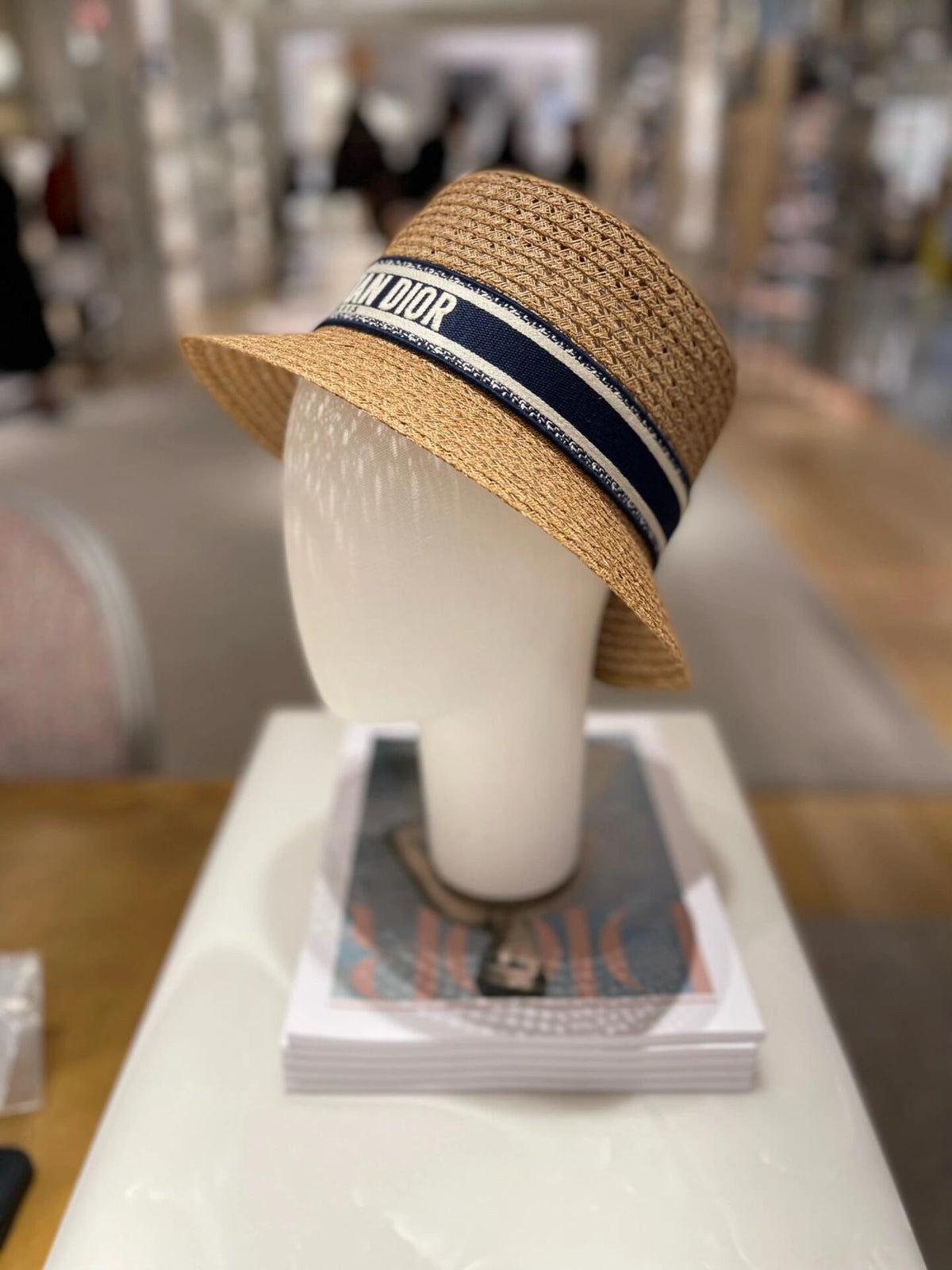 Dior Embroidered Logo Detail Sun Hat - 1009272011 - Photo 2