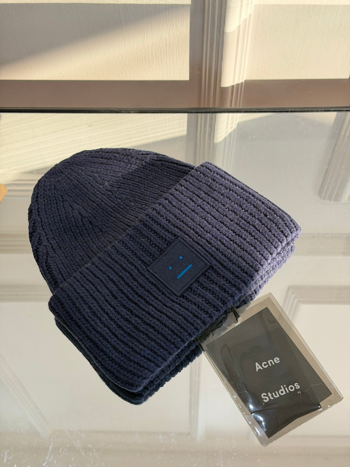 Acne Studios Embroidered Colorblock Beanie - 1243996902 - Photo 2