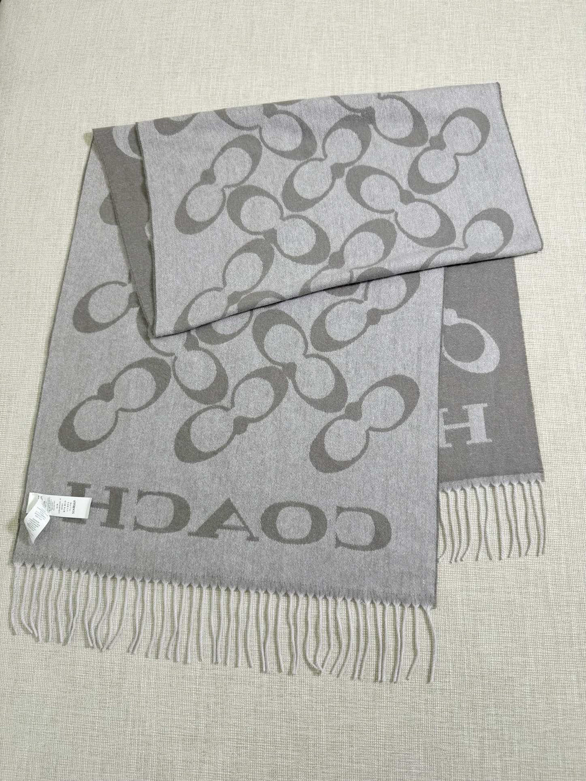 Coach Logo Detail Scarf - 973282533 - Photo 2