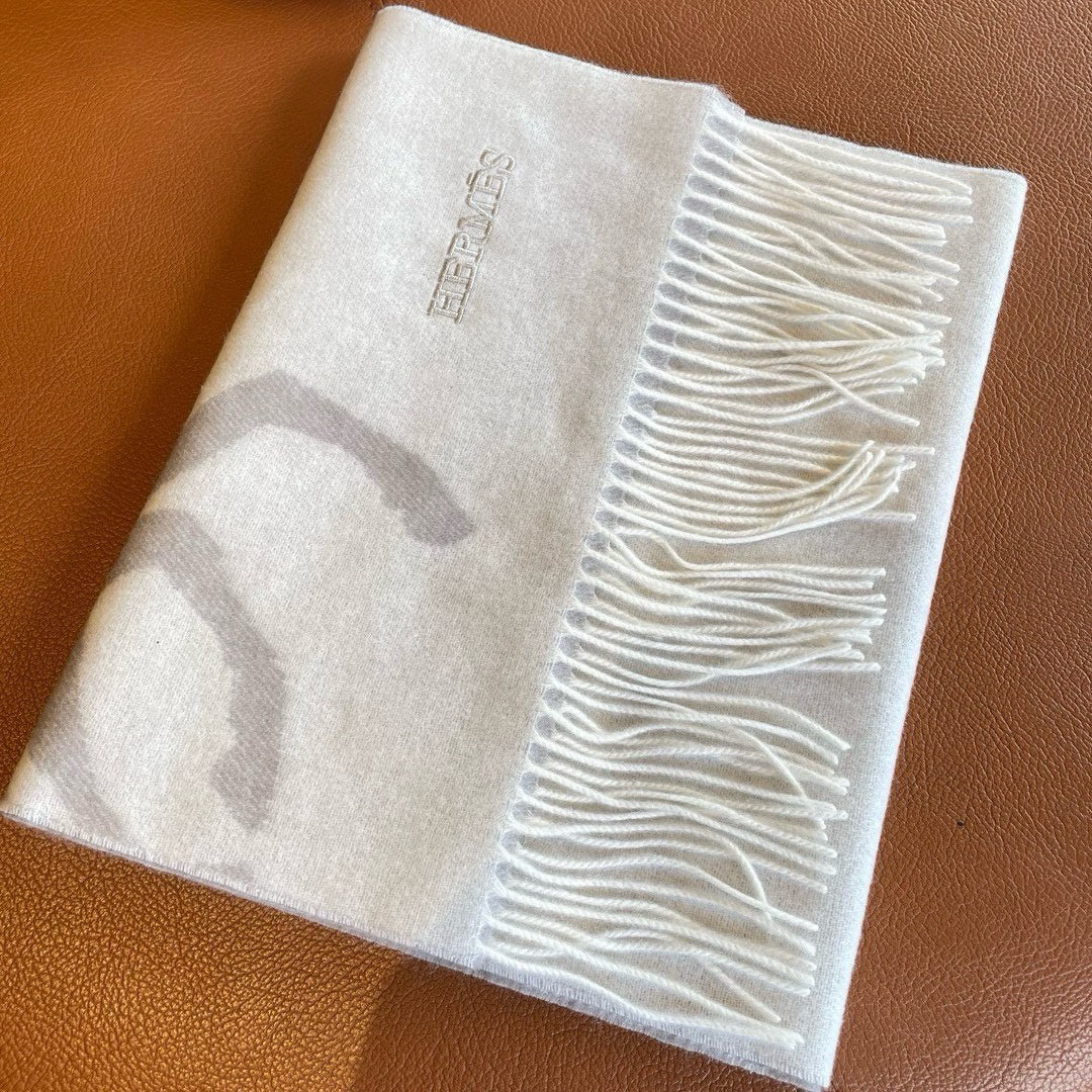 Hermes Jacquard Embroidered Scarf - 973237589 - Photo 2