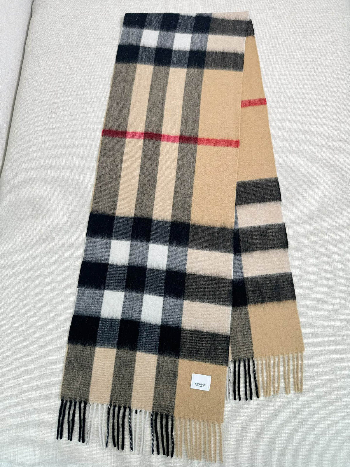 Burberry Check Pattern Scarf - 970502611 - Photo 2