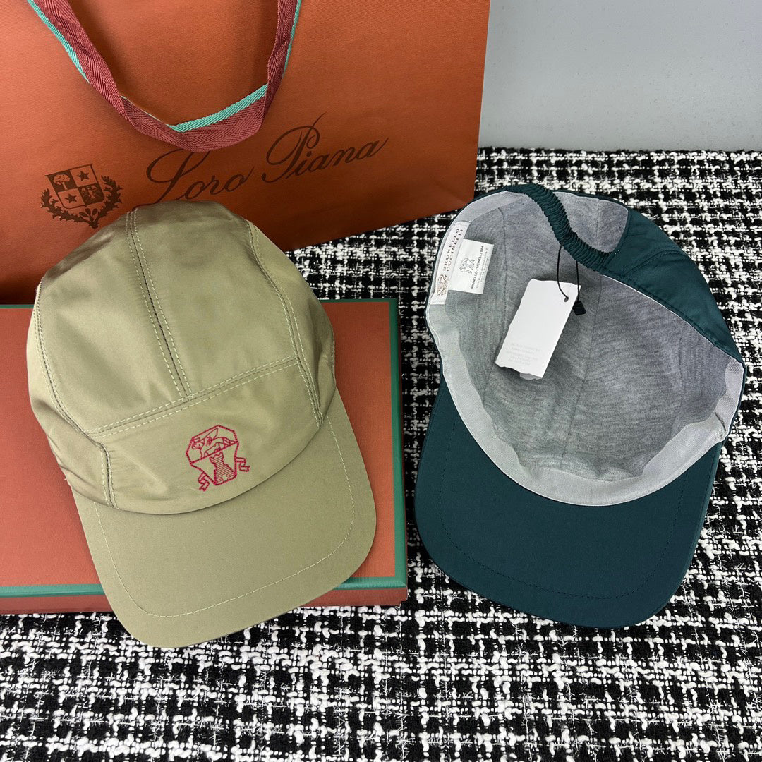 Loro Piana Embroidered Logo Detail Baseball Cap - 1005769149 - Photo 2