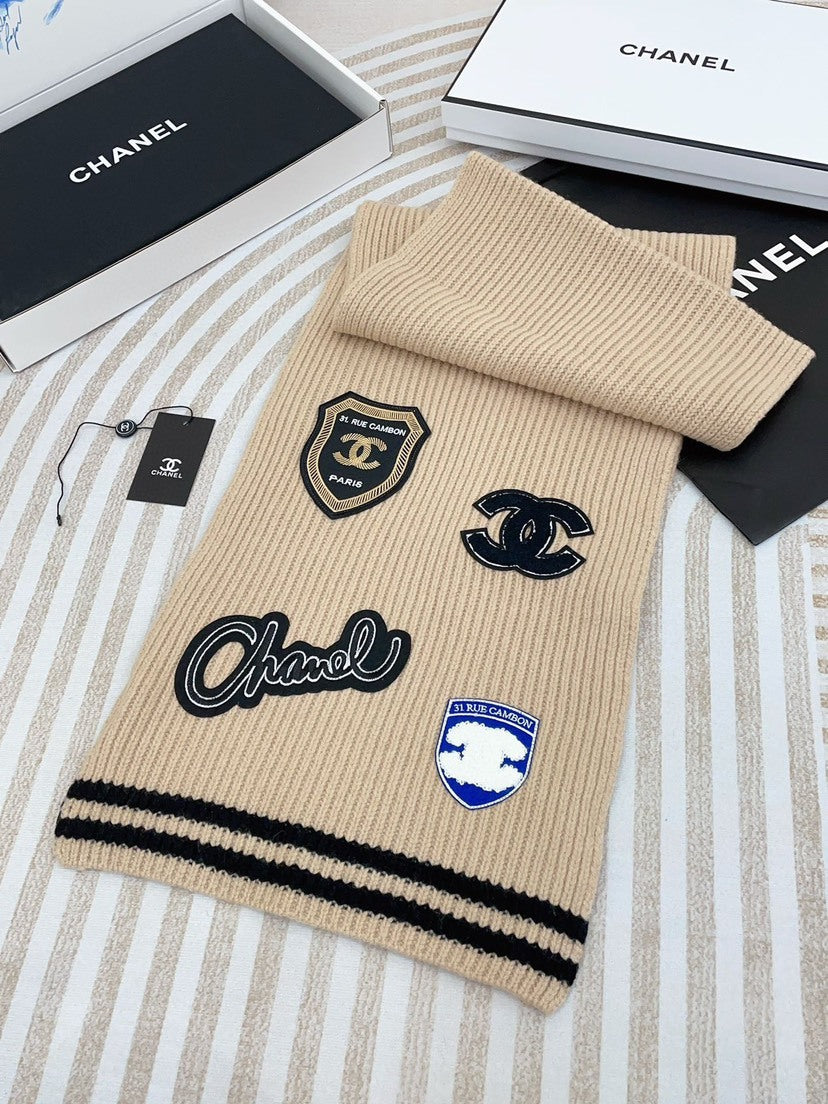 Chanel Logo Detail Scarf - 945354484 - Photo 2