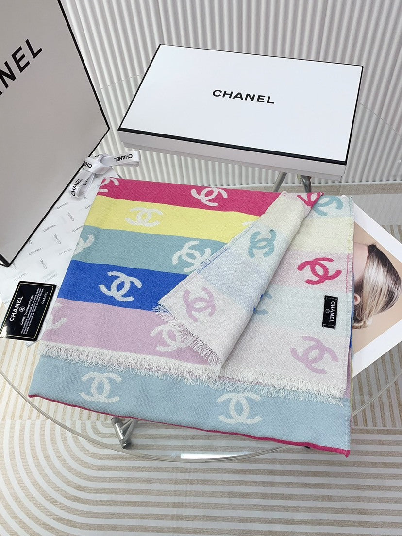 Chanel Logo Detail Scarf - 945369014 - Photo 2