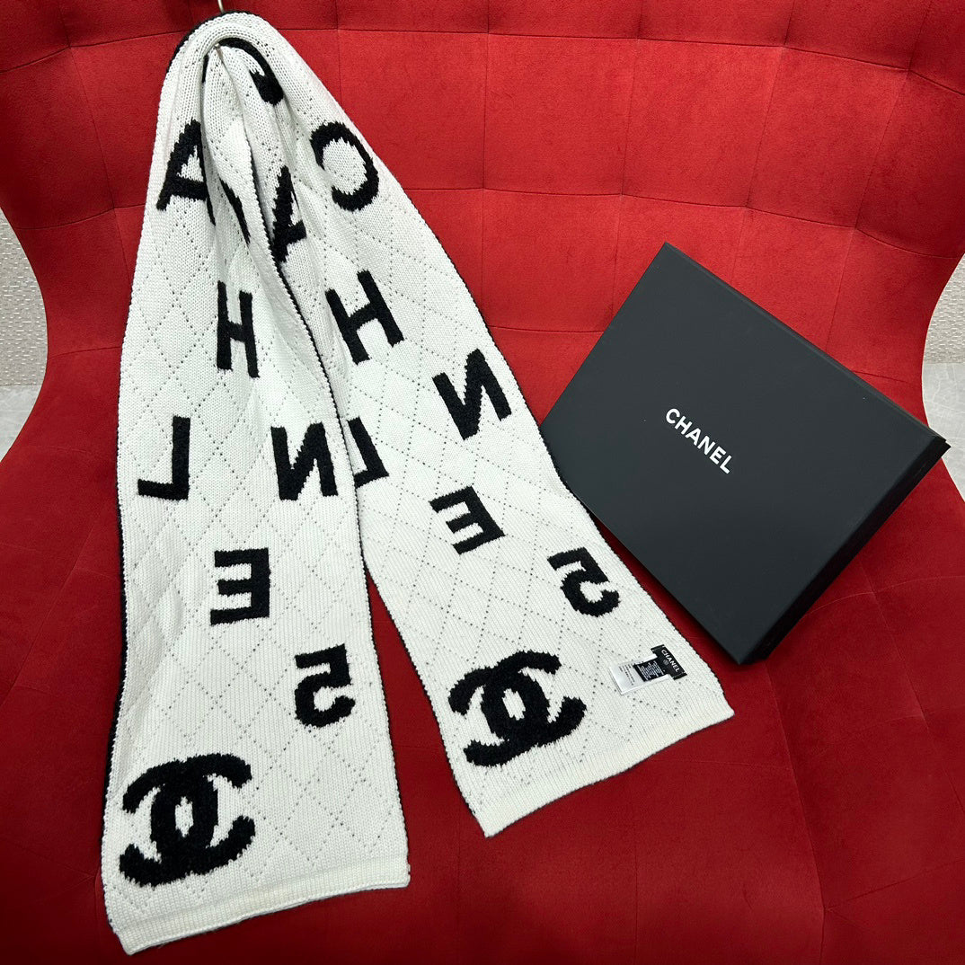Chanel Jacquard Scarf - 984597904 - Photo 2