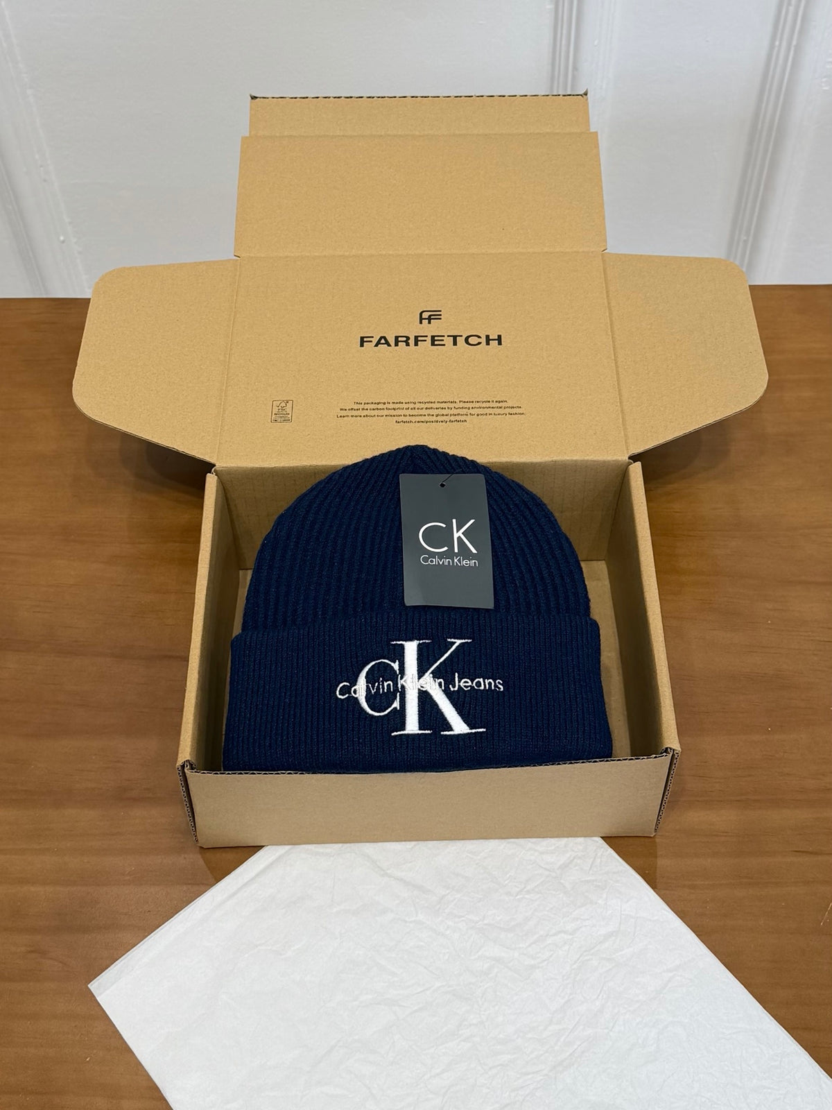 Calvin Klein Embroidered Colorblock Beanie - 1245544223 - Photo 2