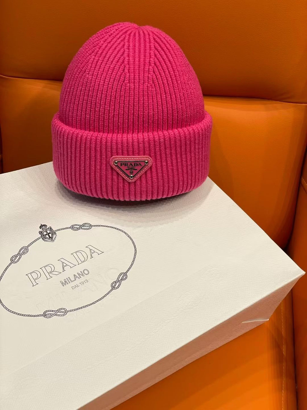 Prada Knit Beanie - 1141790756 - Photo 2