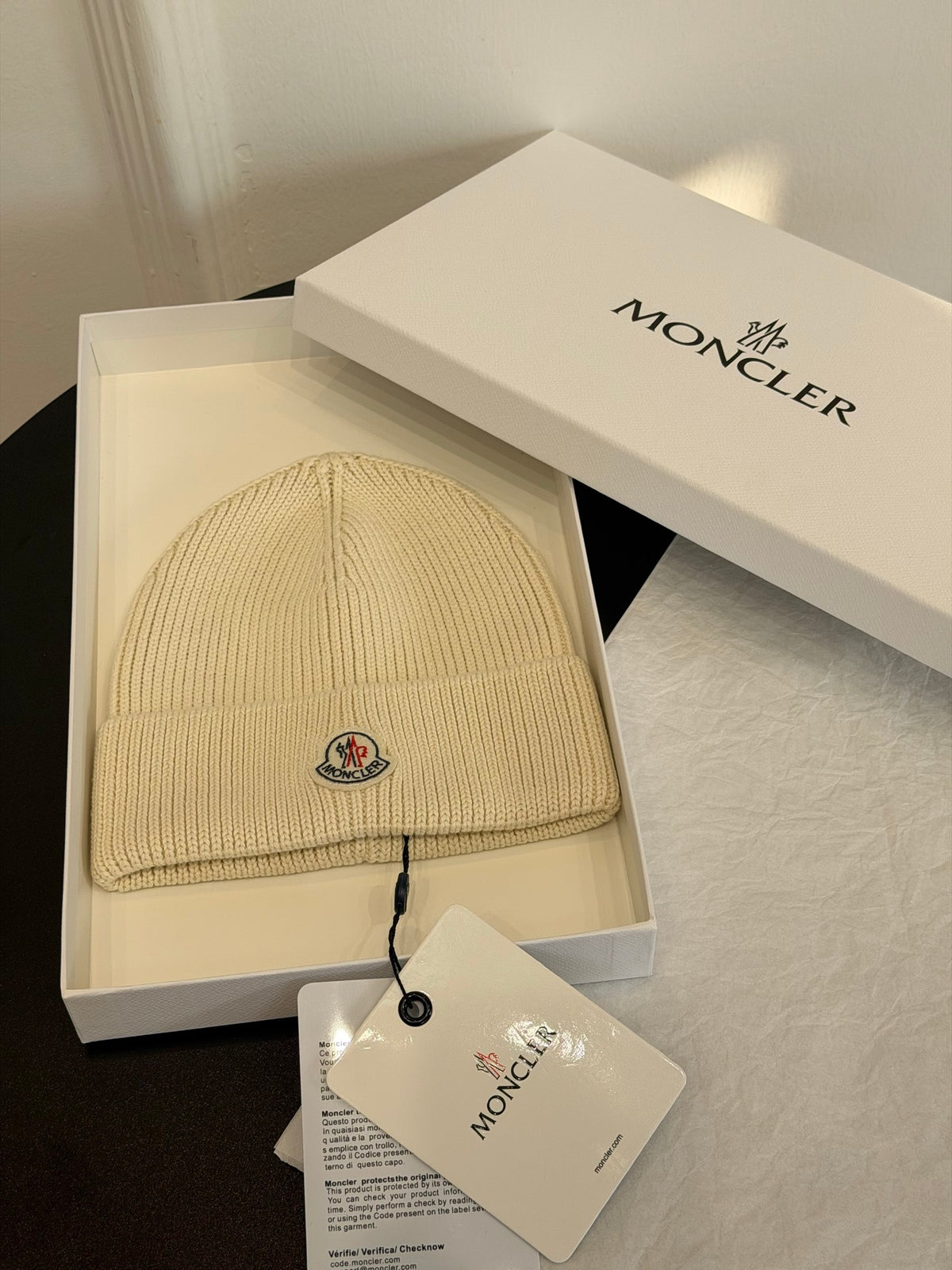 Moncler Knit Beanie - 1243996974 - Photo 2