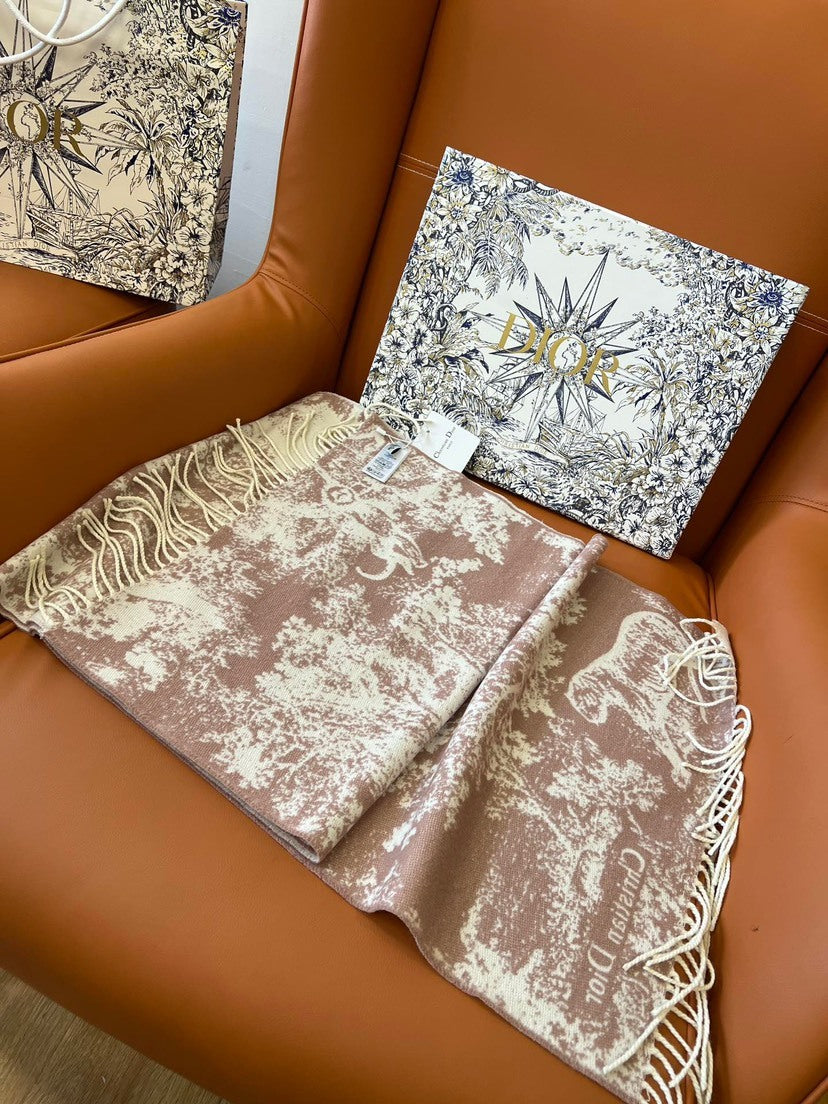 Dior Jacquard Printed Scarf - 945582196 - Photo 2