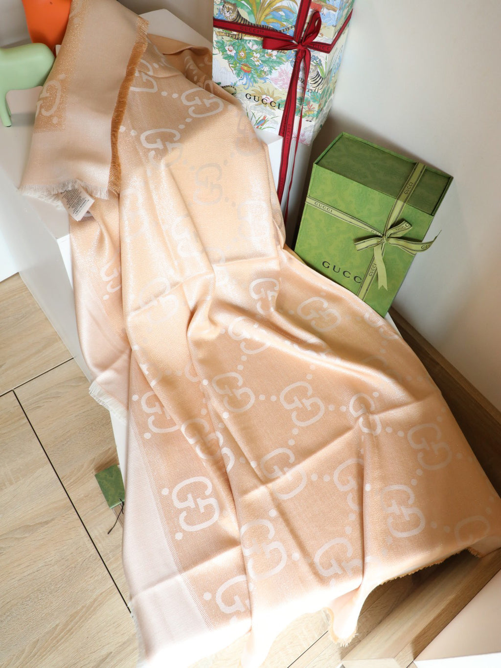Gucci Square Scarf - 965874321 - Photo 2