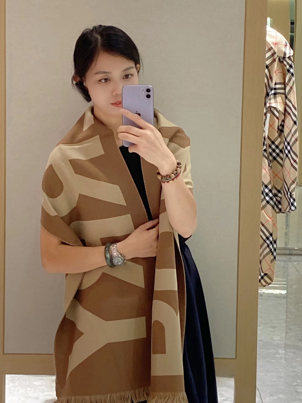 Burberry Logo Detail Scarf - 975220116 - Photo 2