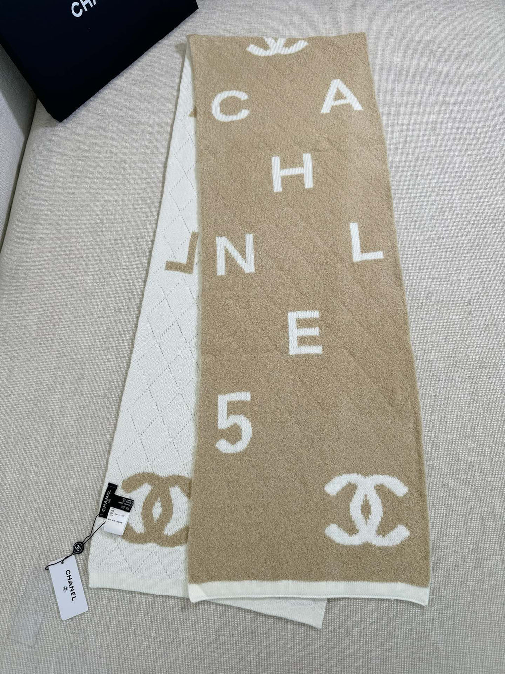 Chanel Jacquard Scarf - 968653424 - Photo 2