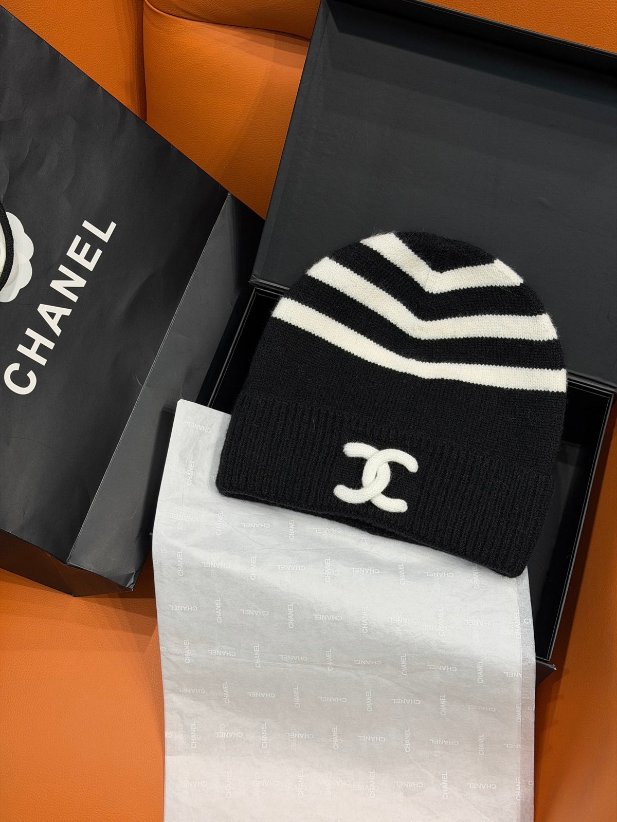 Chanel Knit Beanie - 1245543826 - Photo 2