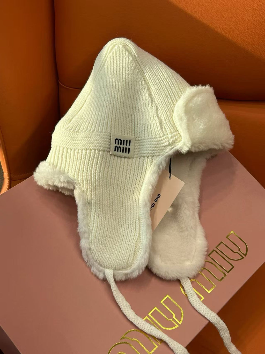 Miu Miu Knit Earflap Hat - 1149273008 - Photo 2