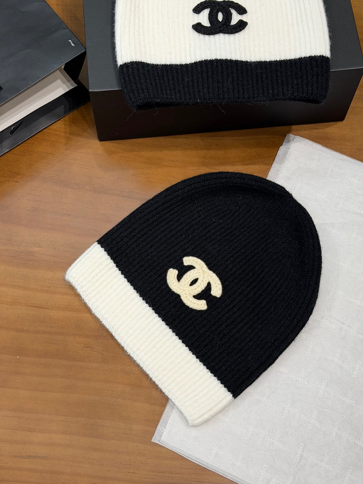 Chanel Knit Beanie - 1245543872 - Photo 2