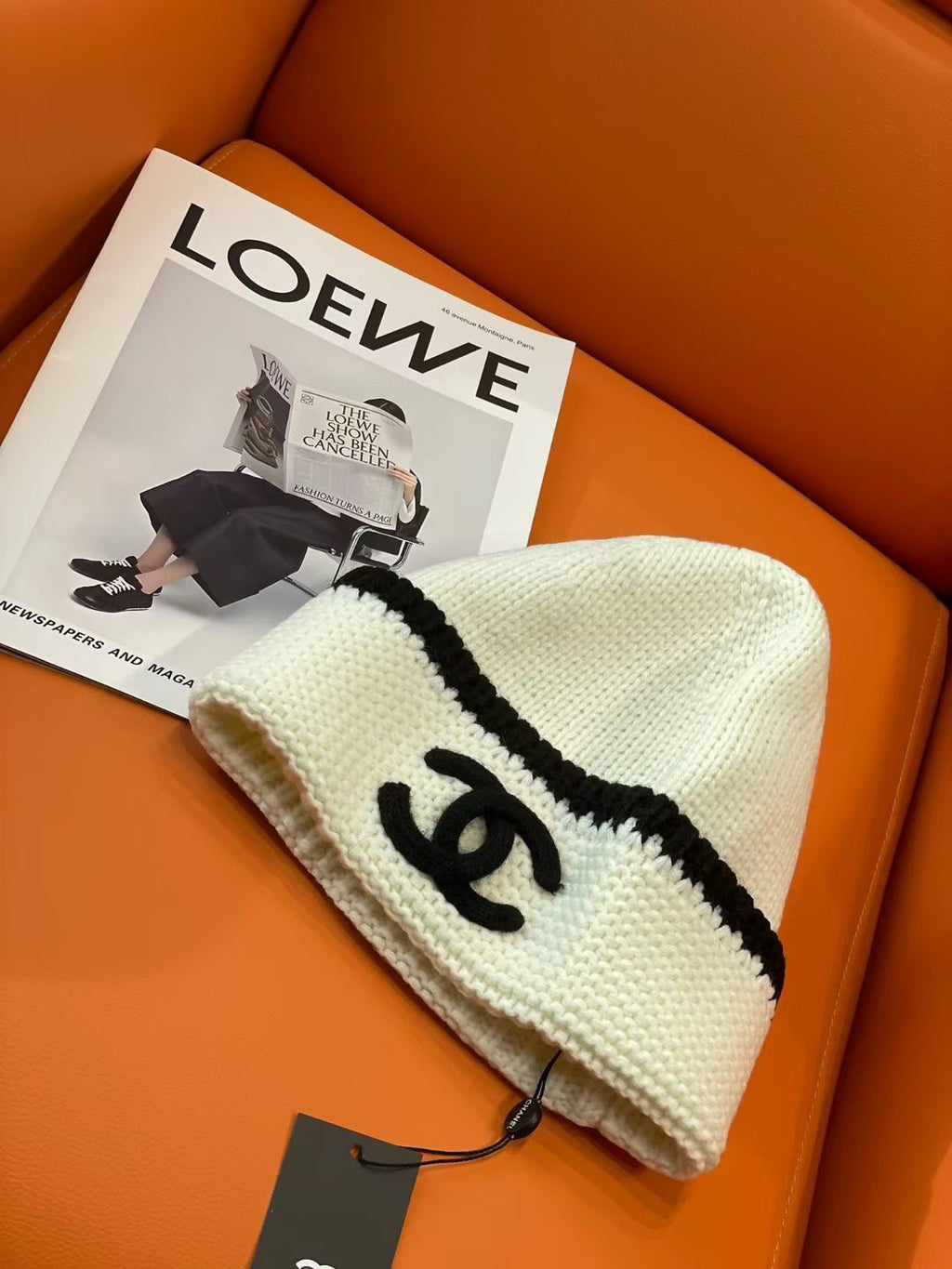 Chanel Knit Beanie - 1141781102 - Photo 2
