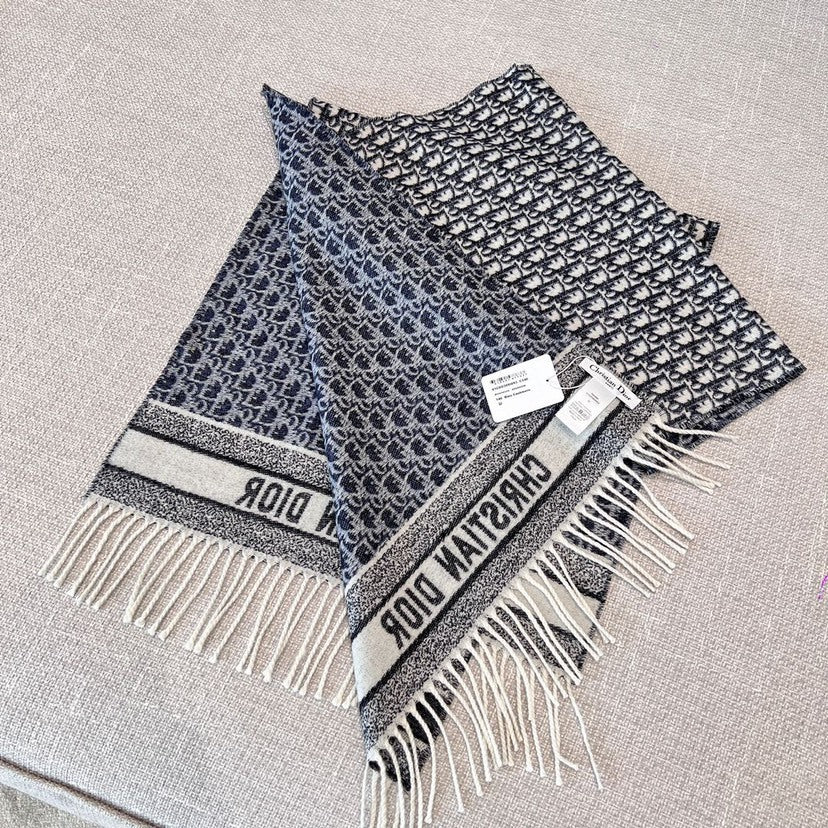 Dior Jacquard Logo Detail Scarf - 945553992 - Photo 2