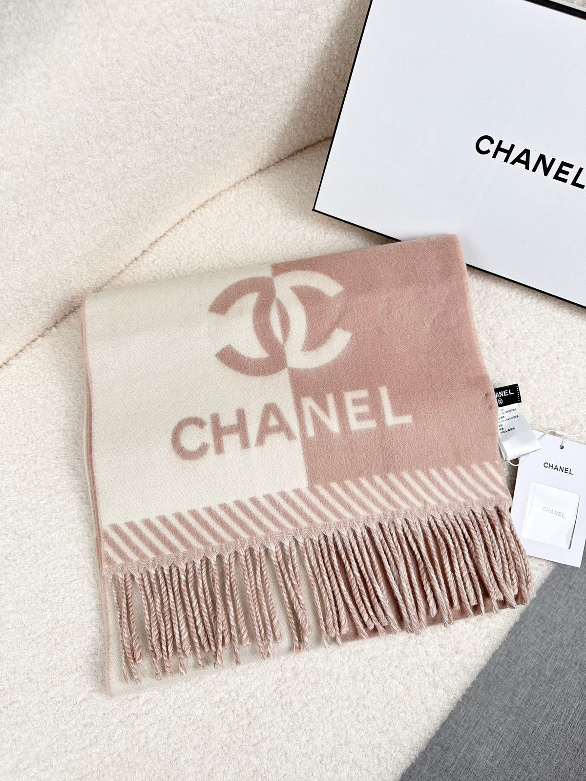Chanel Jacquard Colorblock Scarf - 926560627 - Photo 2
