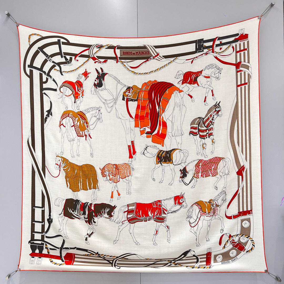 Hermes Square Scarf - 1013462286 - Photo 2