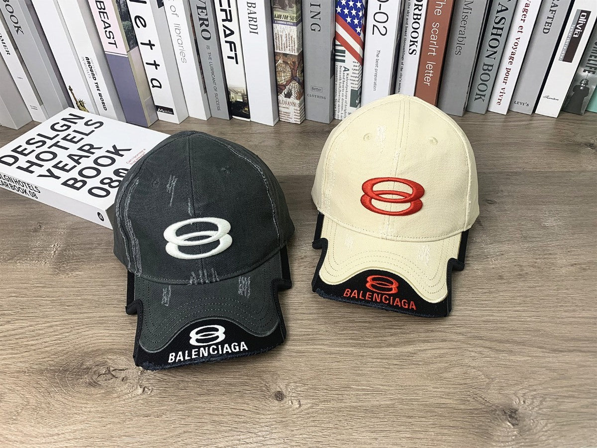 Balenciaga Embroidered Logo Detail Baseball Cap - 1016383886 - Photo 2