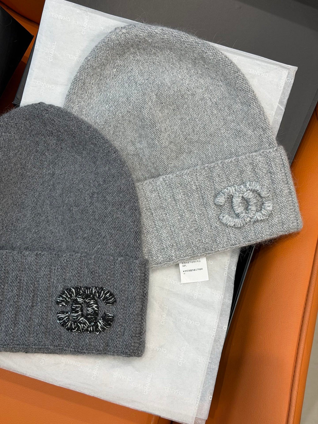 Chanel Knit Beanie - 1245544674 - Photo 2