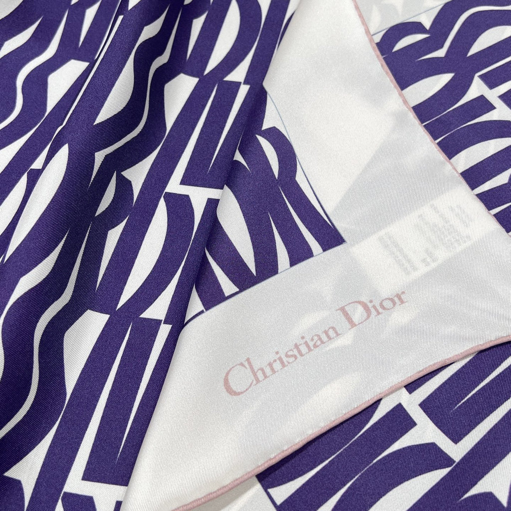 Dior Logo Detail Square Scarf - 999985392 - Photo 2