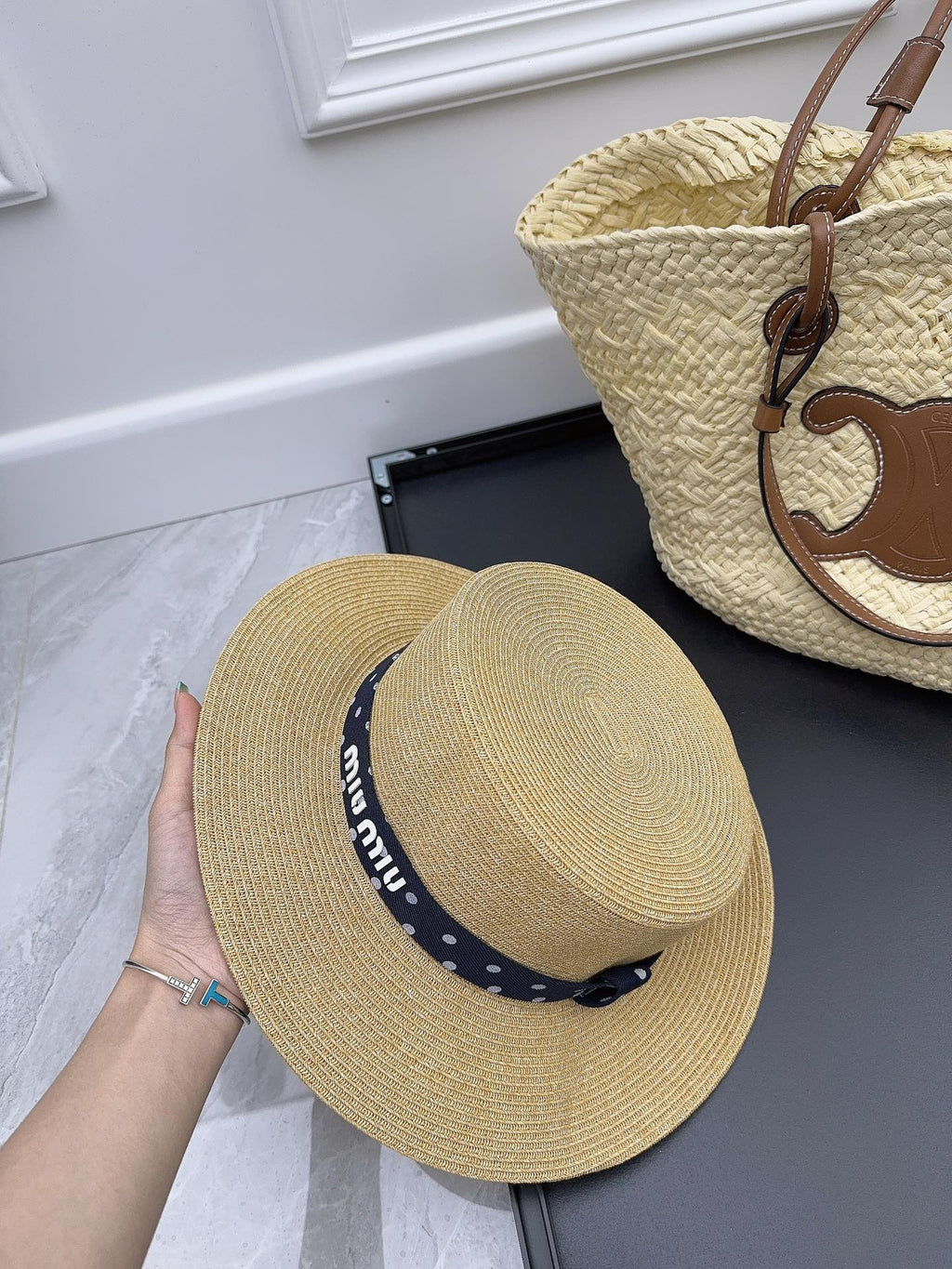 Miu Miu Sun Hat - 1014697371 - Photo 3