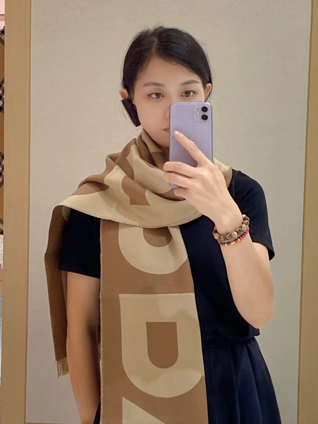 Burberry Logo Detail Scarf - 975220116 - Photo 3