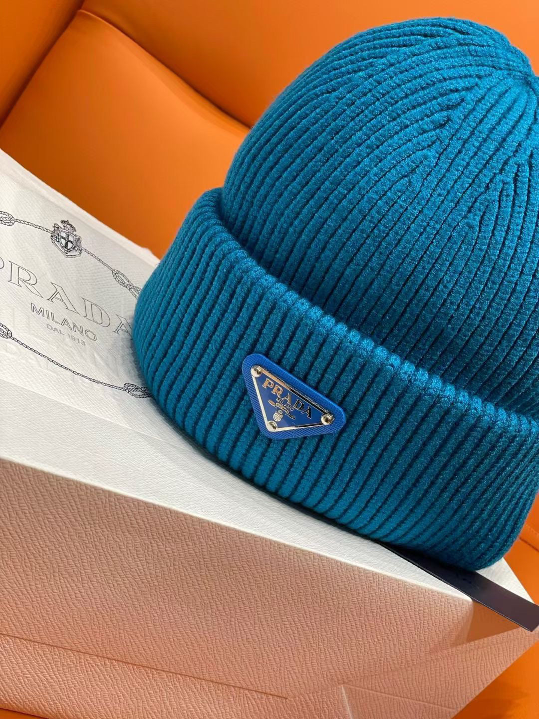 Prada Knit Beanie - 1141790595 - Photo 3