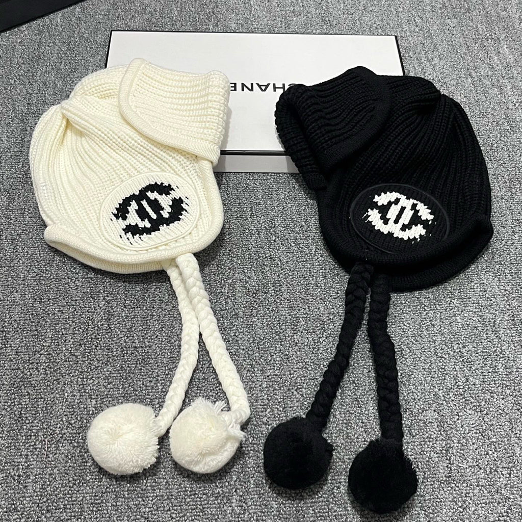 Chanel Logo Detail Knit Beanie - 1141779119 - Photo 3