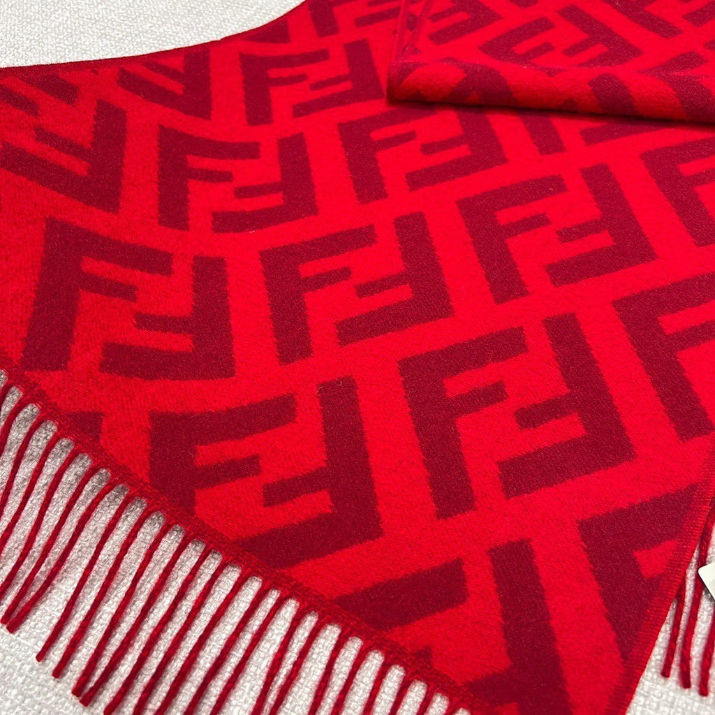 Fendi Jacquard Logo Detail Scarf - 1245378394 - Photo 3