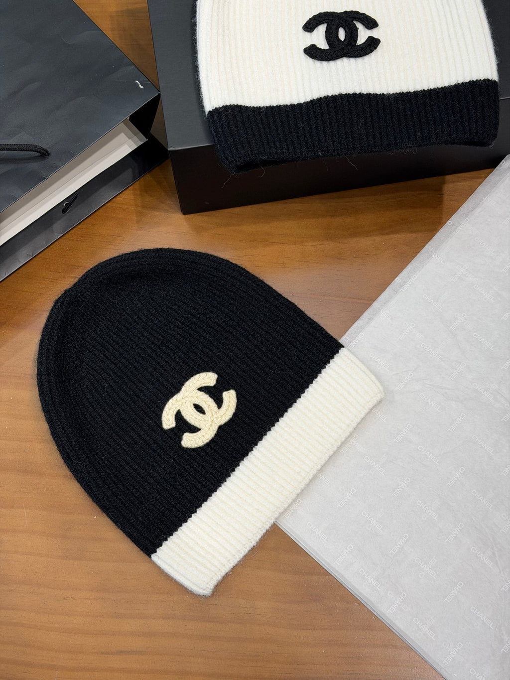 Chanel Knit Beanie - 1245543872 - Photo 3