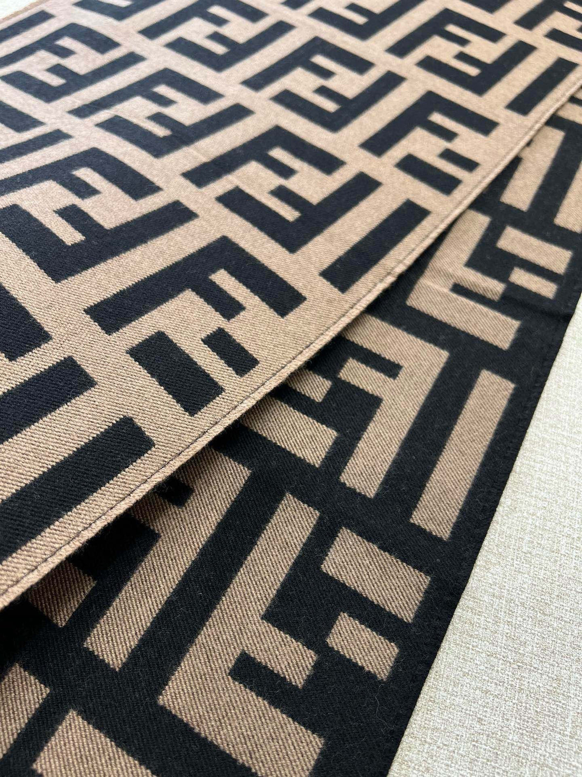 Fendi Jacquard Logo Detail Scarf - 1245380900 - Photo 3