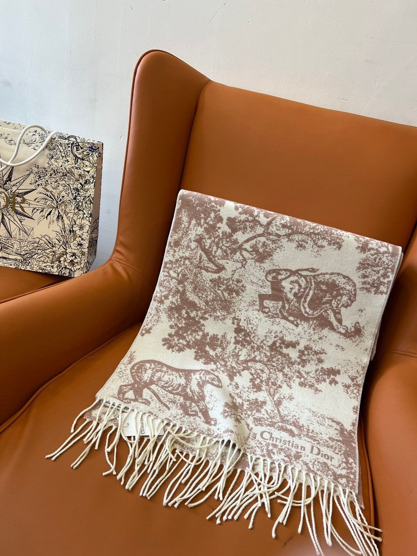 Dior Jacquard Printed Scarf - 945582196 - Photo 3