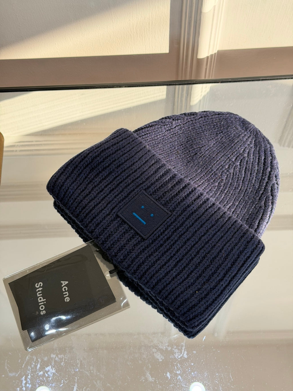 Acne Studios Embroidered Colorblock Beanie - 1243996902 - Photo 3