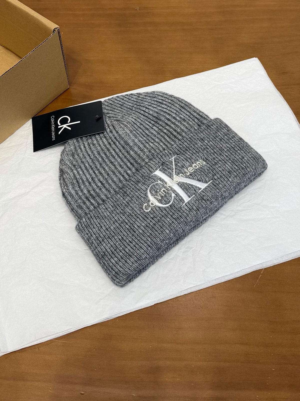 Calvin Klein Embroidered Logo Detail Beanie - 1245544215 - Photo 3