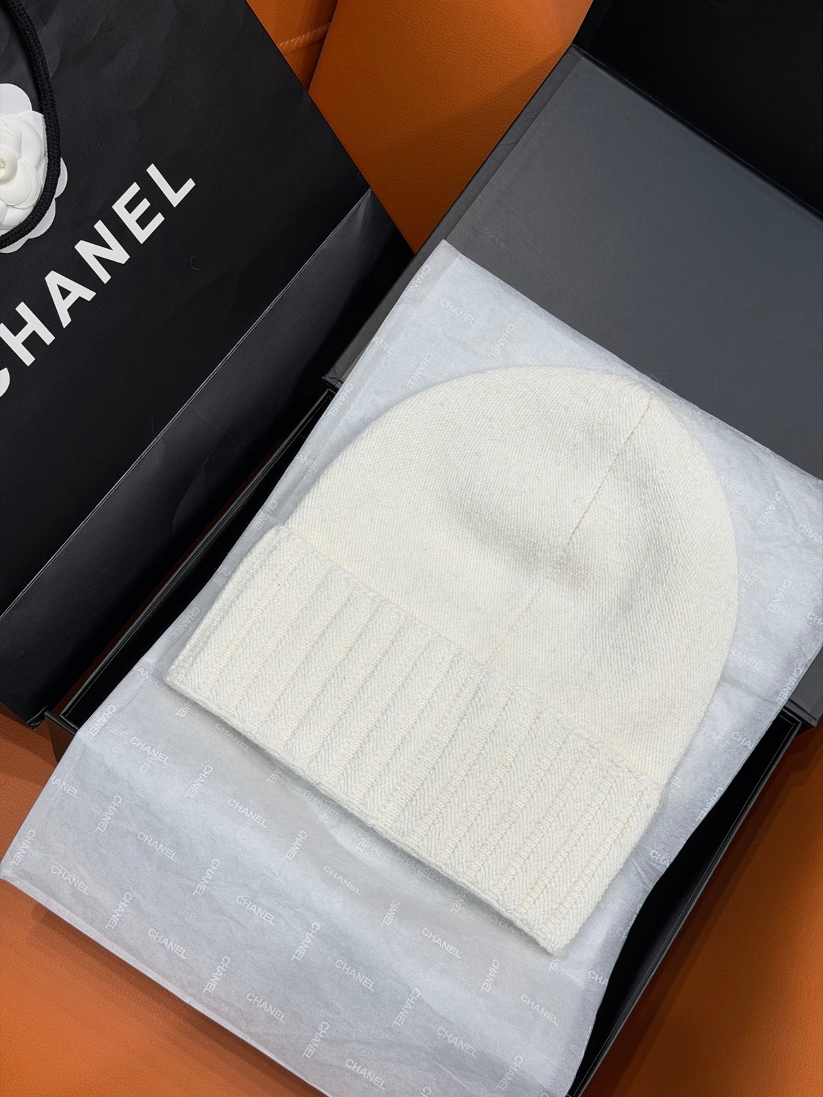 Chanel Embroidered Knit Beanie - 1245544678 - Photo 3