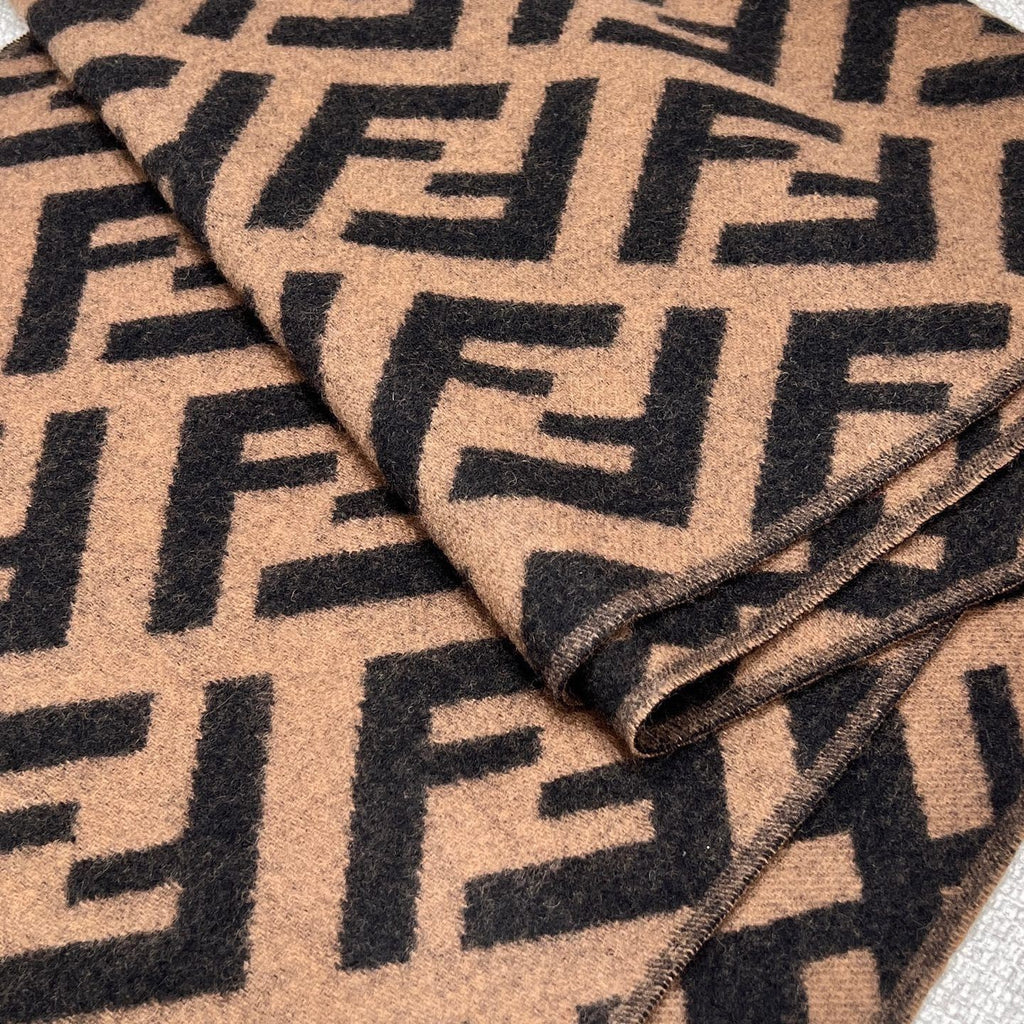 Fendi Jacquard Logo Detail Scarf - 1245377381 - Photo 3