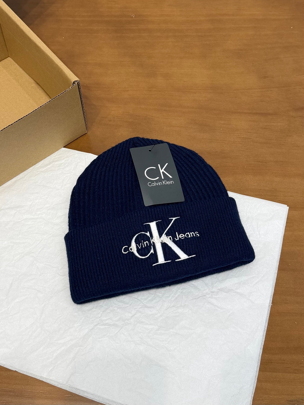 Calvin Klein Embroidered Colorblock Beanie - 1245544223 - Photo 3