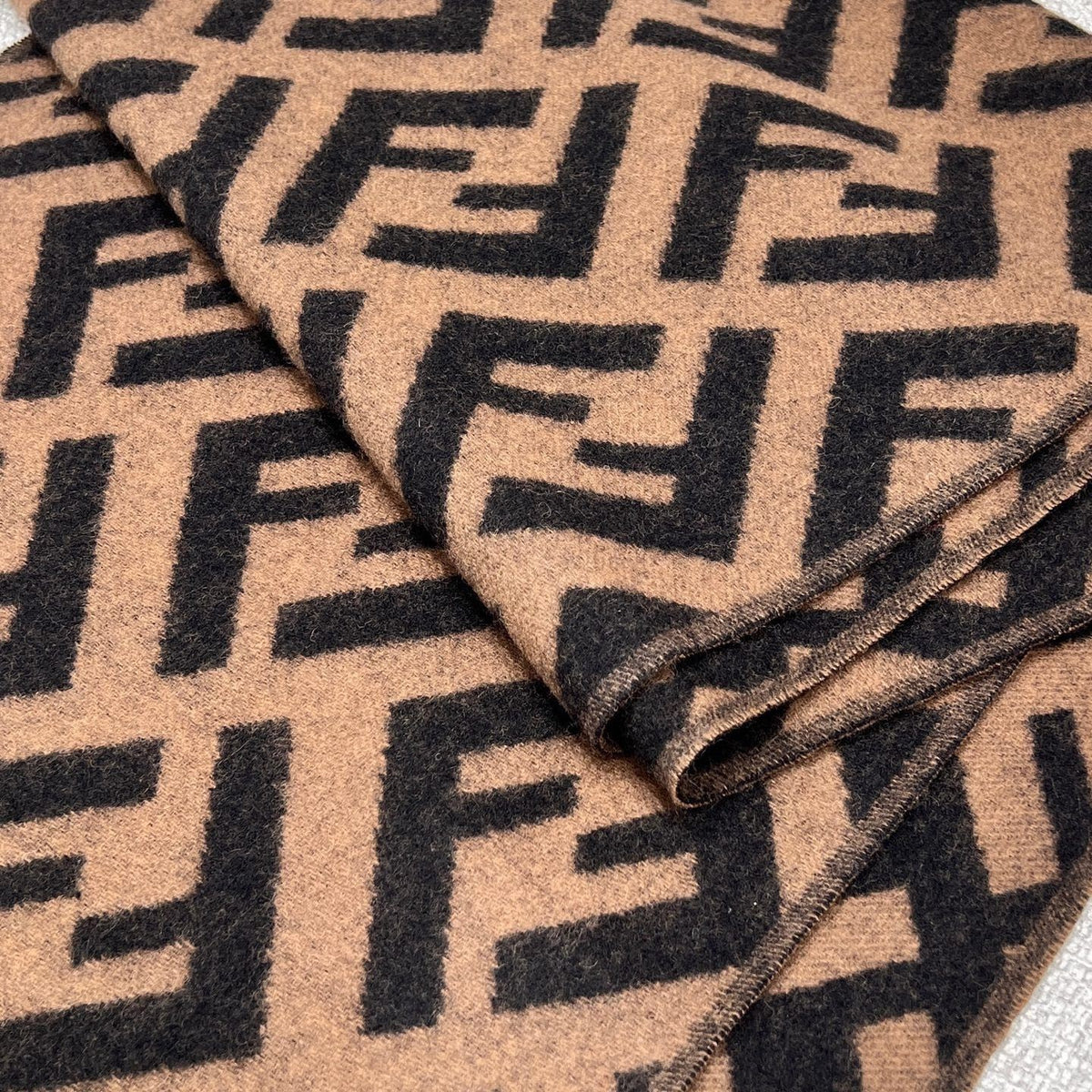 Fendi Jacquard Logo Detail Scarf - 1245377381 - Photo 3