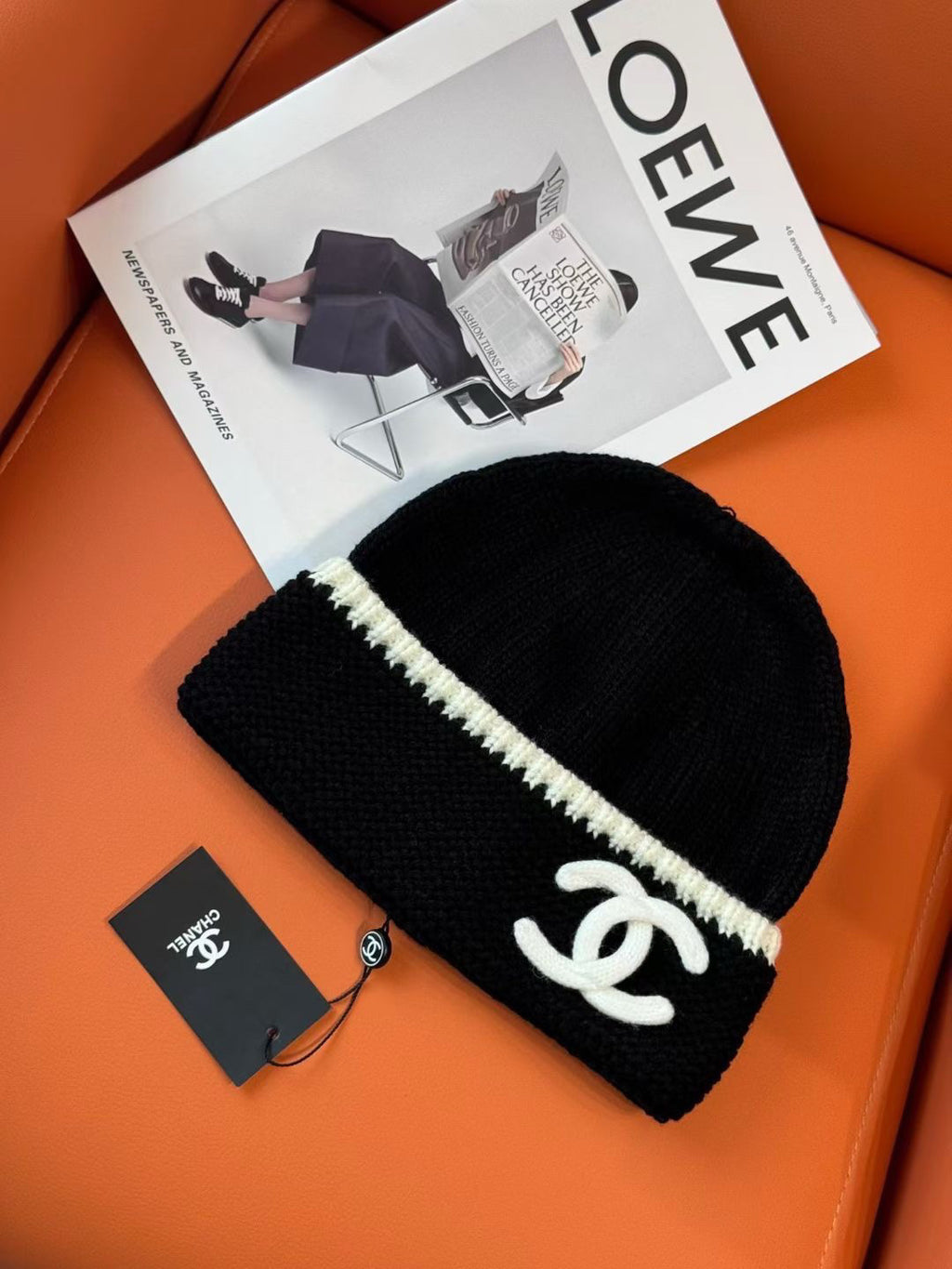 Chanel Knit Beanie - 1141781114 - Photo 3