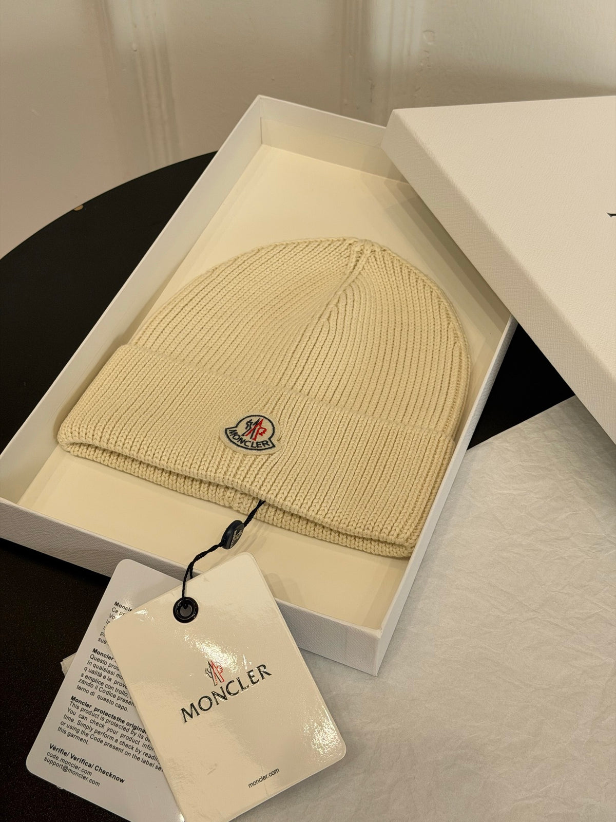 Moncler Knit Beanie - 1243996974 - Photo 3