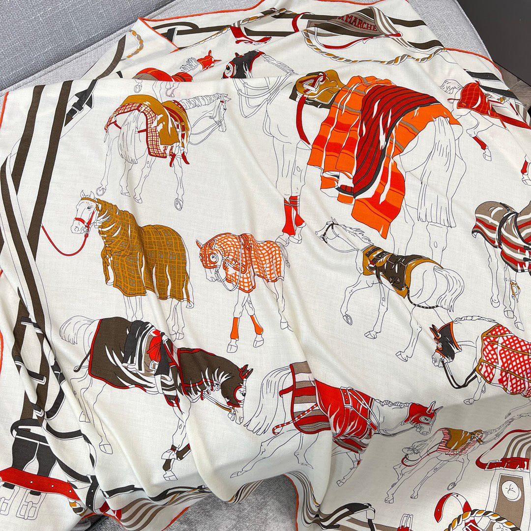 Hermes Square Scarf - 1013462286 - Photo 3