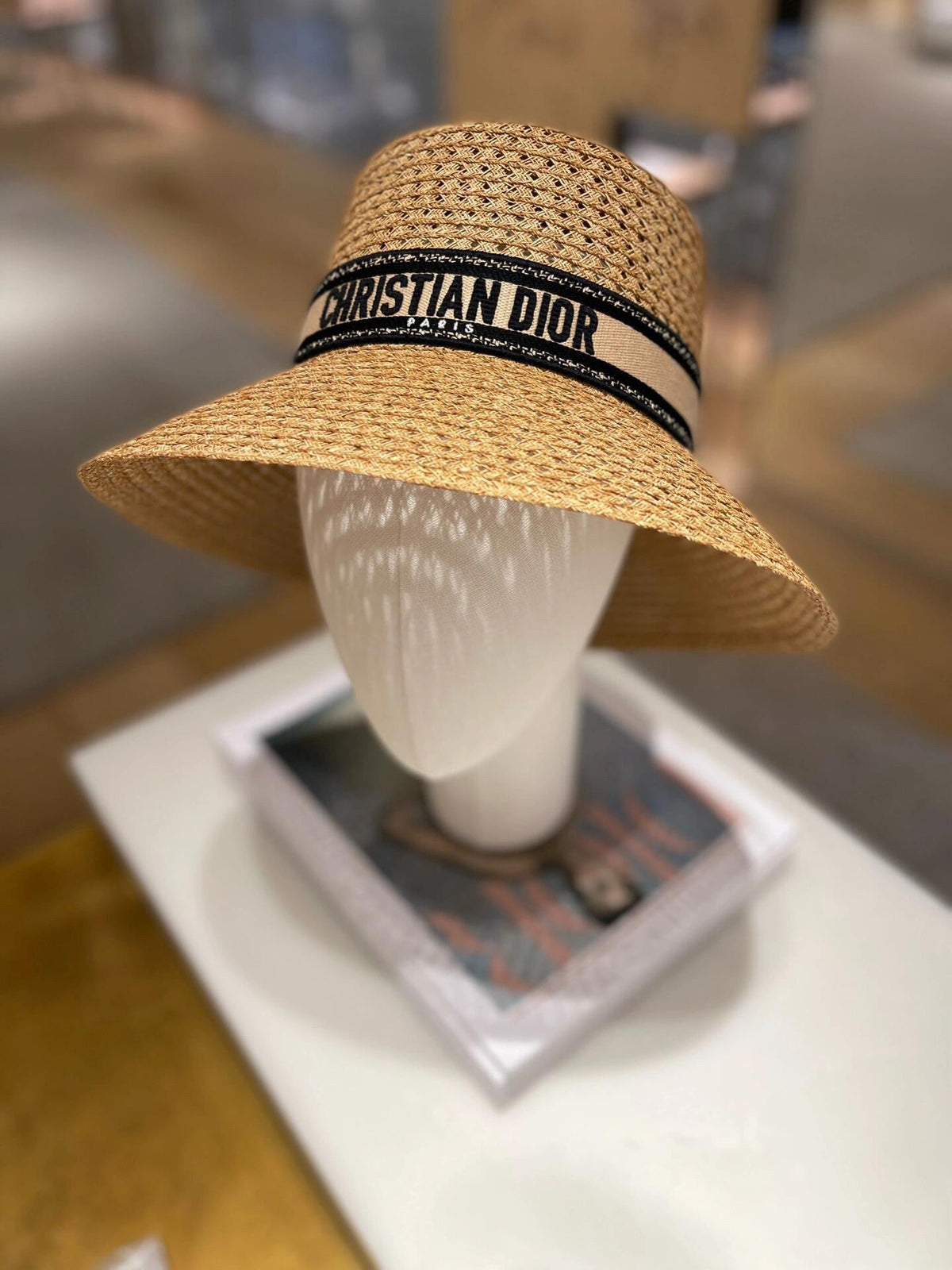 Dior Embroidered Logo Detail Sun Hat - 1009272011 - Photo 3