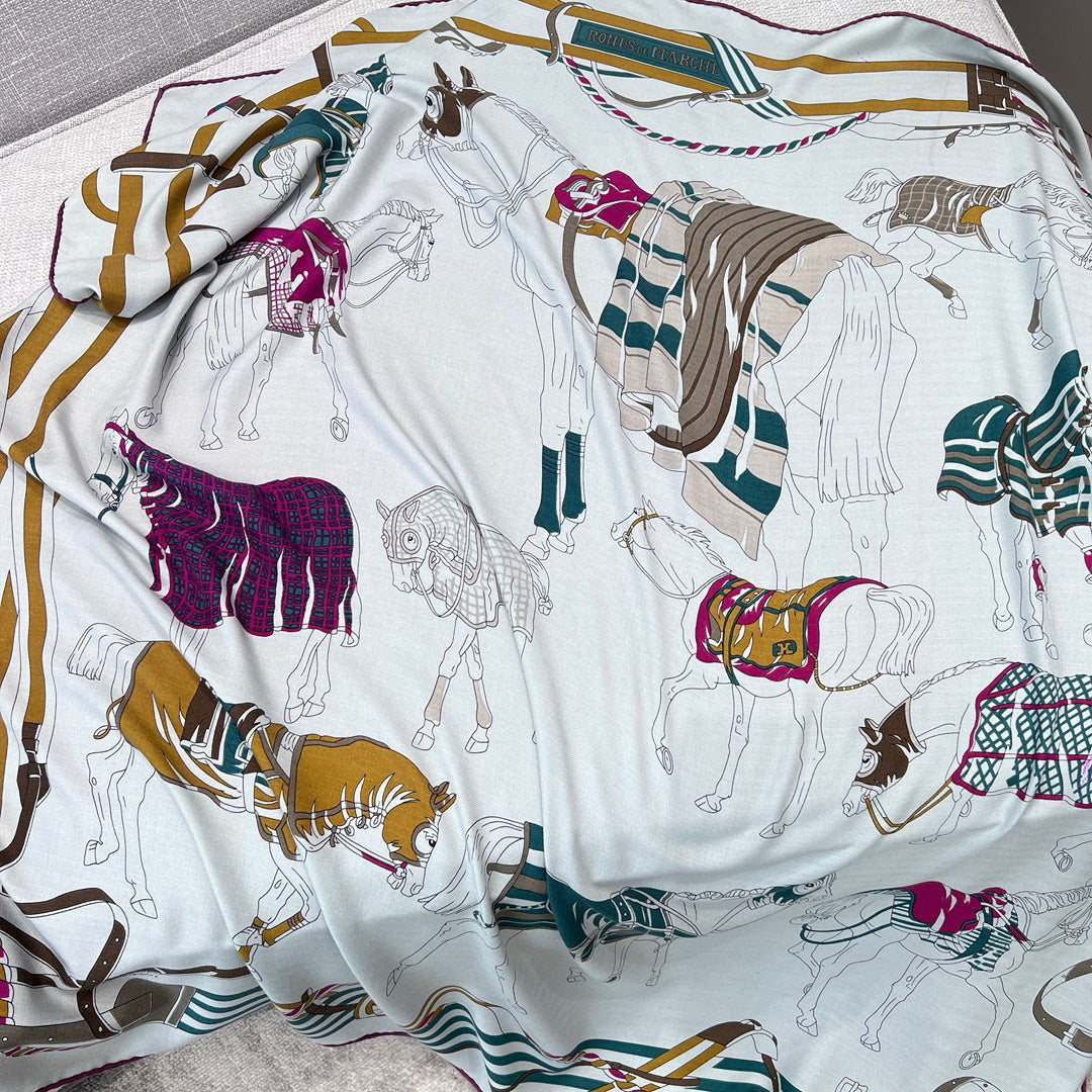 Hermes Square Scarf - 1013462342 - Photo 3