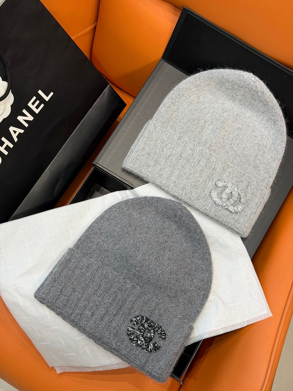 Chanel Knit Beanie - 1245544674 - Photo 3