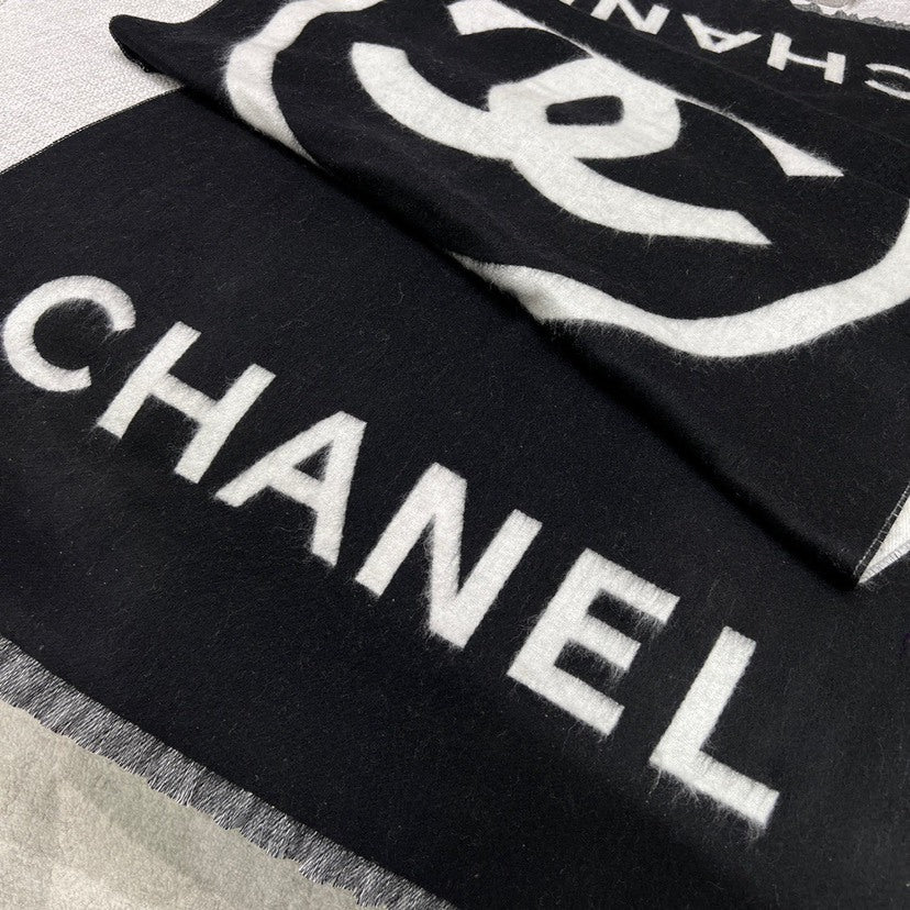 Chanel Logo Detail Scarf - 945444463 - Photo 3