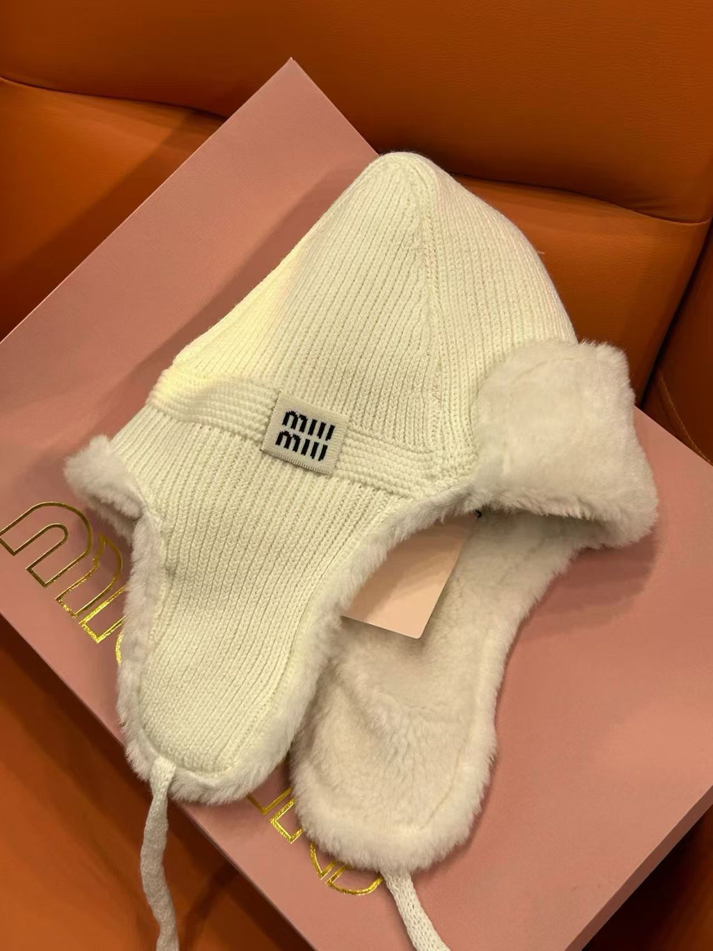 Miu Miu Knit Earflap Hat - 1149273008 - Photo 3